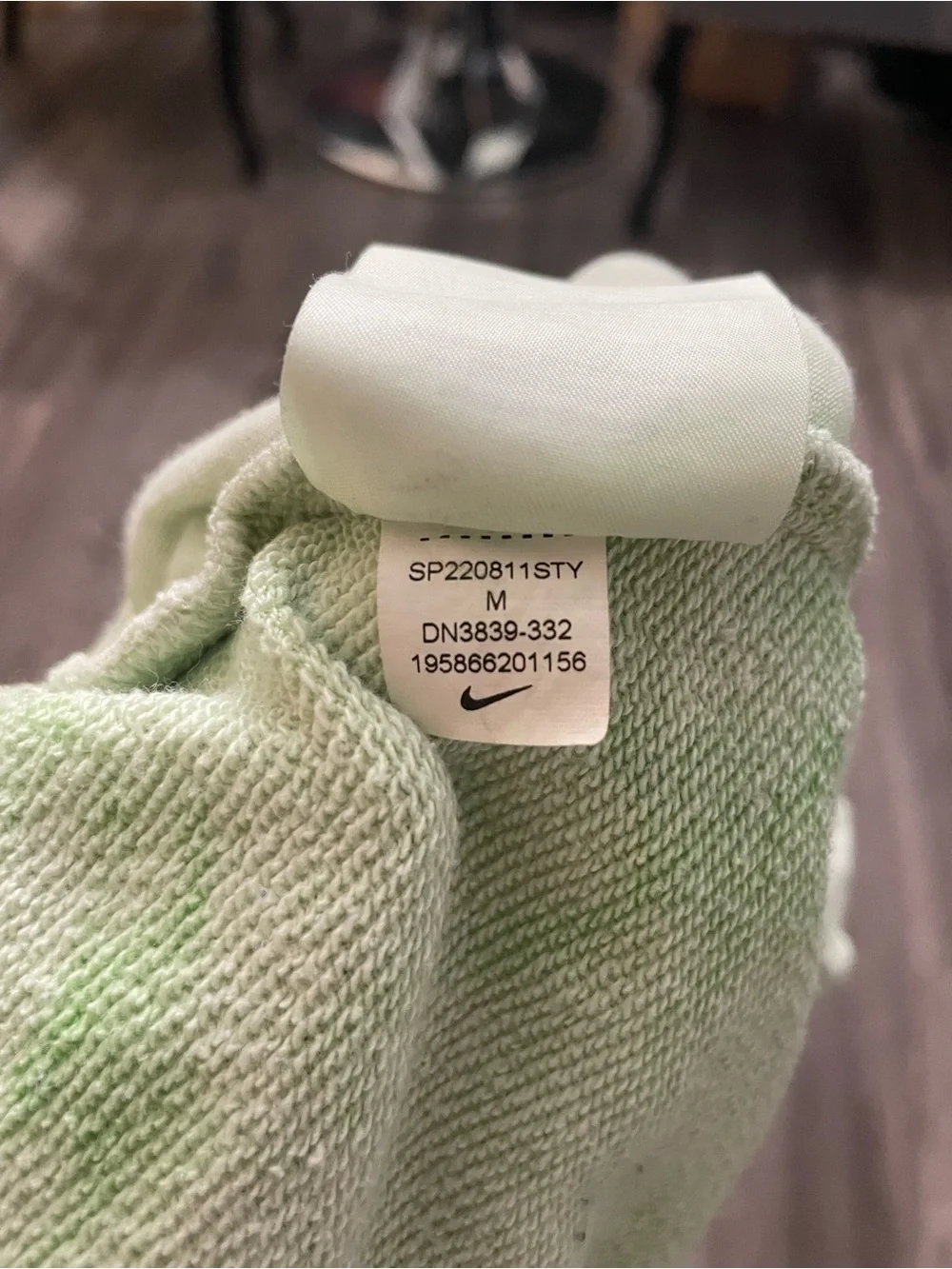 Nike “Have A Nike Day” Acid Wash Fleece Shorts